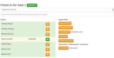 SI Check-In (Beispiel)